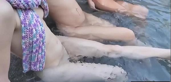  Teens forbidden fun in the jacuzzi ended in dirty orgy